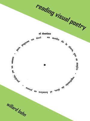 cover image of Reading Visual Poetry
